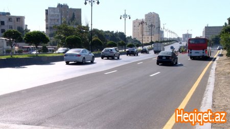 “20 Yanvar dairəsi” istiqamətinə gedən yol genişləndirildi