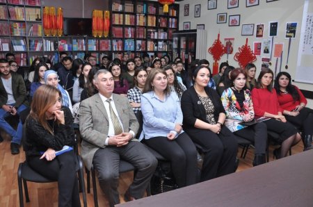 ADU-nun nəzdindəki Konfutsi İnstitutunda “Azərbaycan-Çin hüquqi əməkdaşlığı” mövzusunda elmi seminar keçirilib