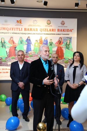 Xətai Sənət Mərkəzində “Sumqayıtlı bahar qızları Bakıda” adlı sərgi-tədbir keçirildi