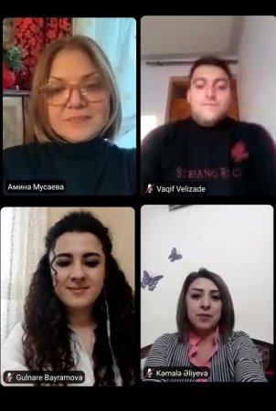 2 nömrəli Uşaq-Gənclər İnkişaf Mərkəzinin təşkilatçılığı ilə Xalq artisti Roza xanım Cəlilova ilə onlayn görüş keçirilmişdir