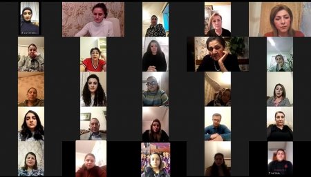 2 nömrəli Uşaq-Gənclər İnkişaf Mərkəzinin təşkilatçılığı ilə Xalq artisti Roza xanım Cəlilova ilə onlayn görüş keçirilmişdir