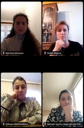 2 nömrəli Uşaq-Gənclər İnkişaf Mərkəzinin təşkilatçılığı ilə Xalq artisti Roza xanım Cəlilova ilə onlayn görüş keçirilmişdir