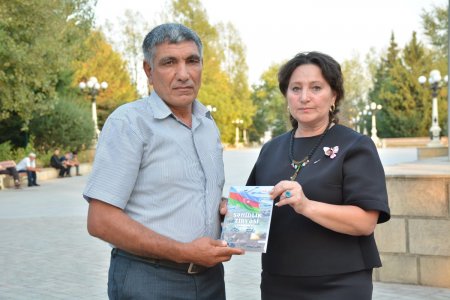 Yazıçı-şairə Mətanət Ulu Şirvanlının "Şəhidlik zirvəsi - Şamaxı şəhidləri" adlı yeni kitabı işıq üzü görüb