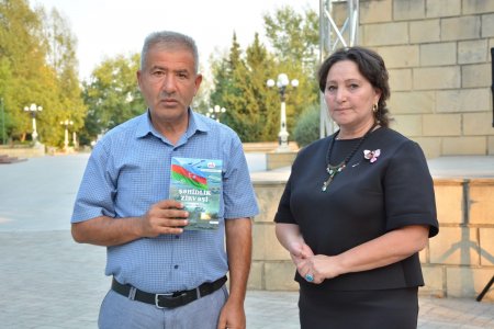 Yazıçı-şairə Mətanət Ulu Şirvanlının "Şəhidlik zirvəsi - Şamaxı şəhidləri" adlı yeni kitabı işıq üzü görüb