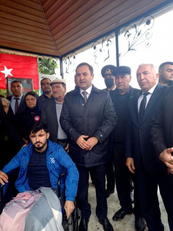 İsmayıllıda kəlbəcərli şəhid Həsən Abdullayevin anım mərasimi keçirilib - FOTOLAR