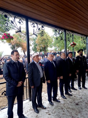 İsmayıllıda kəlbəcərli şəhid Həsən Abdullayevin anım mərasimi keçirilib - FOTOLAR