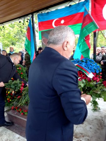 İsmayıllıda kəlbəcərli şəhid Həsən Abdullayevin anım mərasimi keçirilib - FOTOLAR