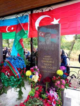 İsmayıllıda kəlbəcərli şəhid Həsən Abdullayevin anım mərasimi keçirilib - FOTOLAR