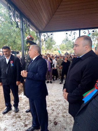 İsmayıllıda kəlbəcərli şəhid Həsən Abdullayevin anım mərasimi keçirilib - FOTOLAR