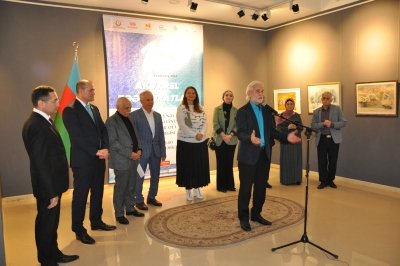 Xətai Sənət Mərkəzində  “AKVAREL TƏƏSSÜRATLARI” adlı akvarel əsərlərindən ibarət satış sərgisi keçirildi
