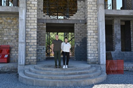 Zəngilan məscidinin tikintisi ilə tanışlıq olub, İşğal və Zəfər muzeylərinin təməli qoyulub, şəhərin Baş planı təqdim edilib