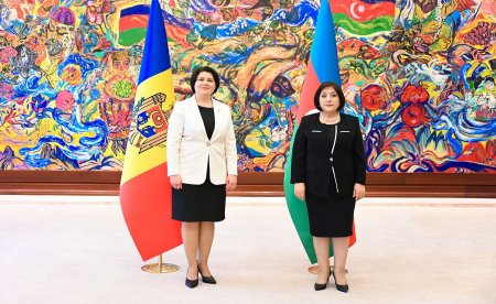Milli Məclisin sədri Sahibə Qafarova Moldovanın Baş naziri ilə görüşüb