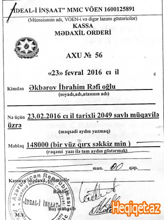 "İdeal-İ İnşaat " MMC-də nələr baş verir?