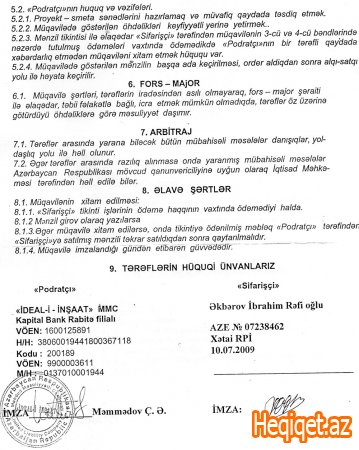 "İdeal-İ İnşaat " MMC-də nələr baş verir?