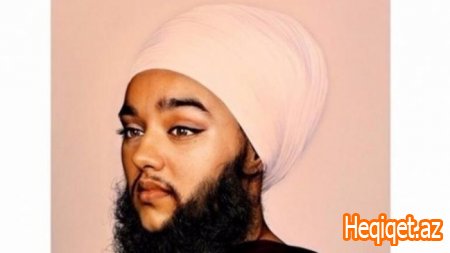 Qadın saqqalı ilə "Ginnesin rekordlar kitabı"na düşdü - FOTOLAR