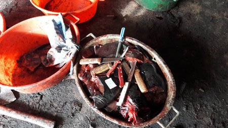 Azərbaycanda at-eşşək kəsib satanlar ələ keçdi - DƏHŞƏTLİ GÖRÜNTÜLƏR