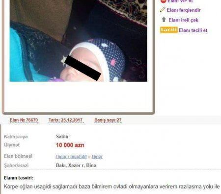 Azərbaycan övladını satan atanı axtarır - CİNAYƏT İŞİ AÇILDI