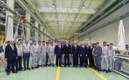 Prezident İlham Əliyev Bakıda yüksəkgərginlikli avadanlıqlar zavodunun açılışında iştirak edib