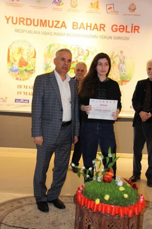 “YURDUMUZA BAHAR GƏLİR” adlı respublika uşaq rəsm başa çatıb