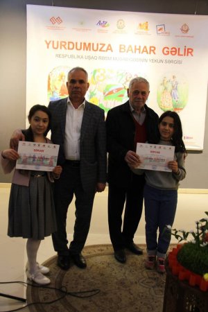 “YURDUMUZA BAHAR GƏLİR” adlı respublika uşaq rəsm başa çatıb