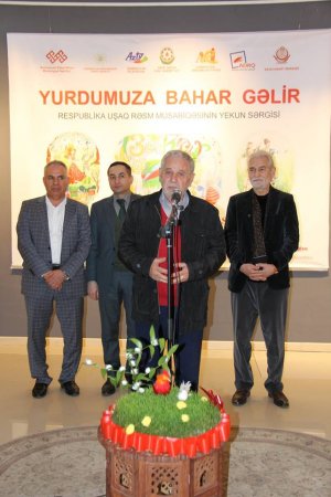 “YURDUMUZA BAHAR GƏLİR” adlı respublika uşaq rəsm başa çatıb