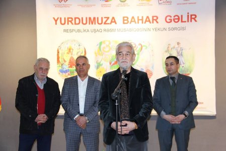 “YURDUMUZA BAHAR GƏLİR” adlı respublika uşaq rəsm başa çatıb